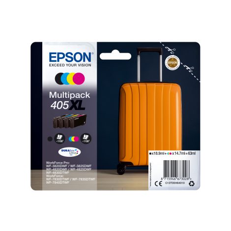 Epson 405XL, T05H6, C13T05H64010 tintapatron, többszínű, eredeti