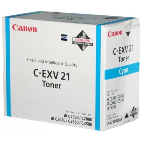 Toner Canon C-EXV21C, azúr (cyan), eredeti