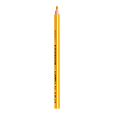Háromszög alakú ceruza STABILO Trio vastag, sárga-narancssárga