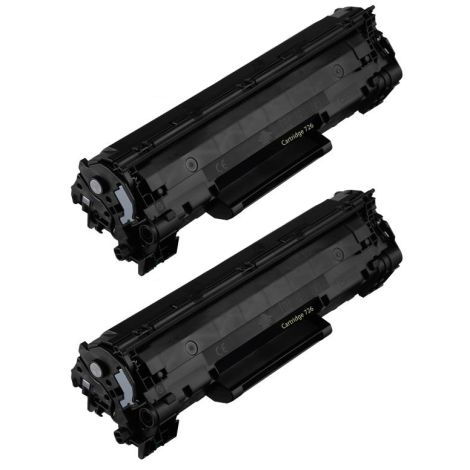 Toner Canon 726, CRG-726, kettős csomagolás, fekete (black), alternatív