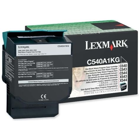Toner Lexmark C540A1KG (C540, C543, C544, X543, X544), fekete (black), eredeti