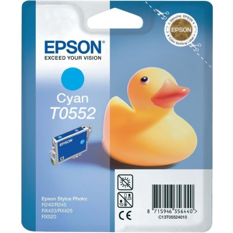 Epson T0552 tintapatron, azúr (cyan), eredeti
