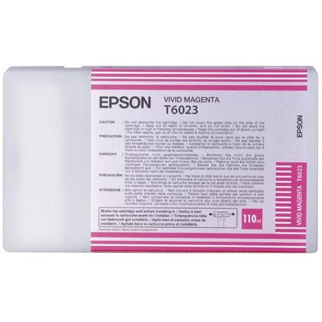 Epson T6023 tintapatron, bíborvörös (magenta), eredeti