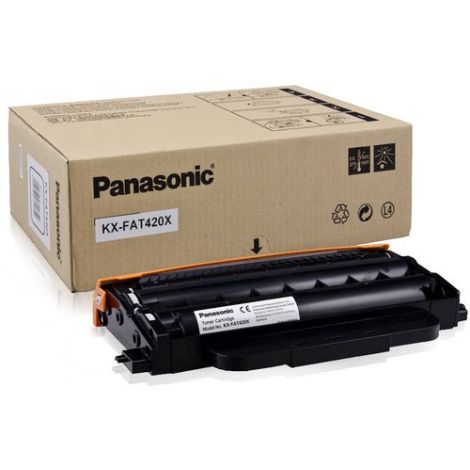 Toner Panasonic KX-FAT420, fekete (black), eredeti