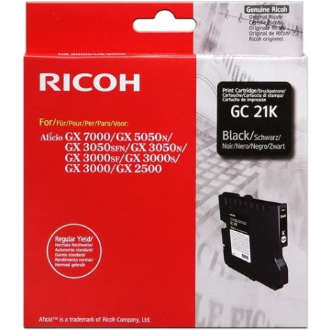 Ricoh GC21K, 405532 tintapatron, fekete (black), eredeti