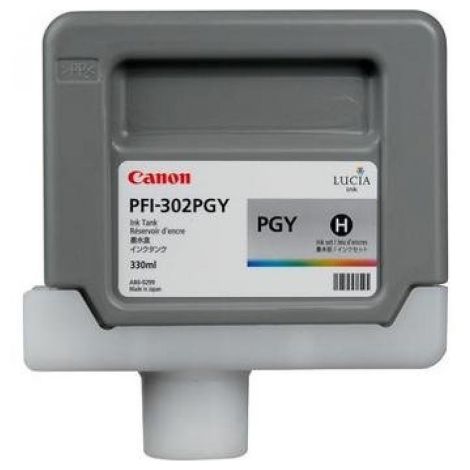Canon PFI-302PGY tintapatron, fotó szürke (photo gray), eredeti