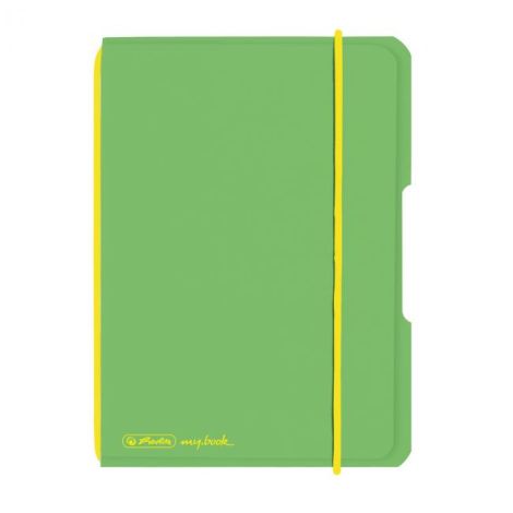 Notebook Herlitz my.book Flex A6 40 lap négyzet PP zöld