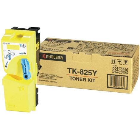 Toner Kyocera TK-825Y, sárga (yellow), eredeti