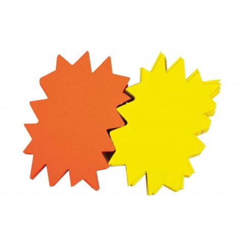 Felcímkézhető színes karton sün, 24x32 cm, APLI, sárga-narancs keverék