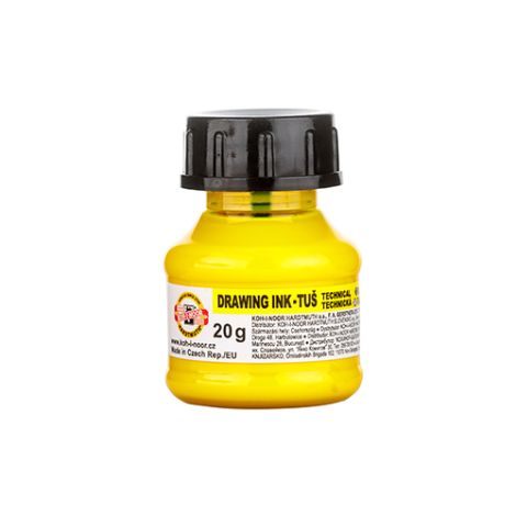 Műszaki tinta KOH-I-NOOR 20 g, sárga