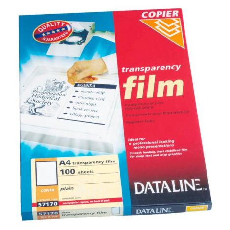 Film hátsó vetítéshez Dataline fekete-fehér másolókhoz hátlap nélkül 100 db