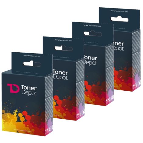 Epson T1006, CMYK, négyes csomagolás tintapatron, TonerDepot, többszínű, prémium