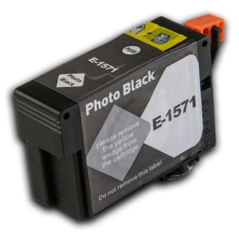 Epson T1571 tintapatron, fotó fekete (photo black), alternatív