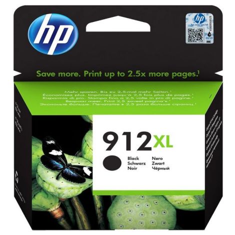 HP 912 XL, 3YL84AE tintapatron, fekete (black), eredeti