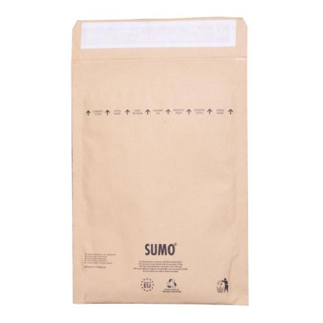 Buborékos borítékok újrahasznosított SUMO 19,5x26,5 cm barna