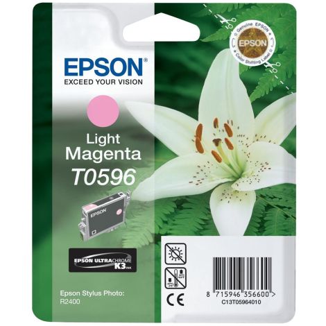 Epson T0596 tintapatron, világos bíborvörös (light magenta), eredeti