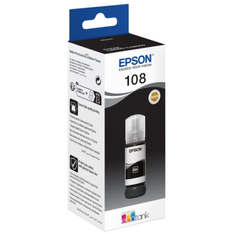 Epson 108, T09C1, C13T09C14A tintapatron, fekete (black), eredeti