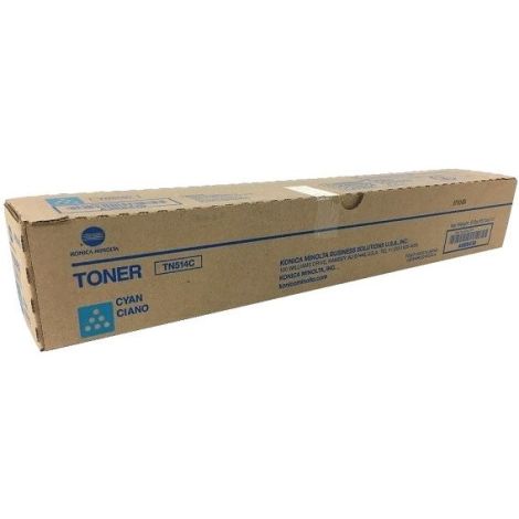 Toner Konica Minolta TN514C, A9E8450, azúr (cyan), eredeti