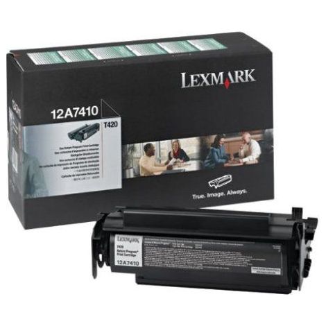 Toner Lexmark 12A7410 (T420), fekete (black), eredeti