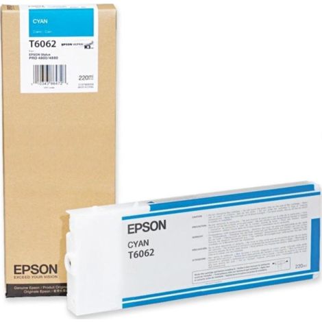 Epson T6062 tintapatron, azúr (cyan), eredeti