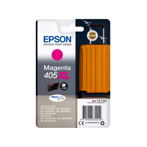 Epson 405XL, T05H3, C13T05H34010 tintapatron, bíborvörös (magenta), eredeti